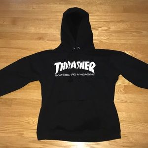 black thrasher hoodie